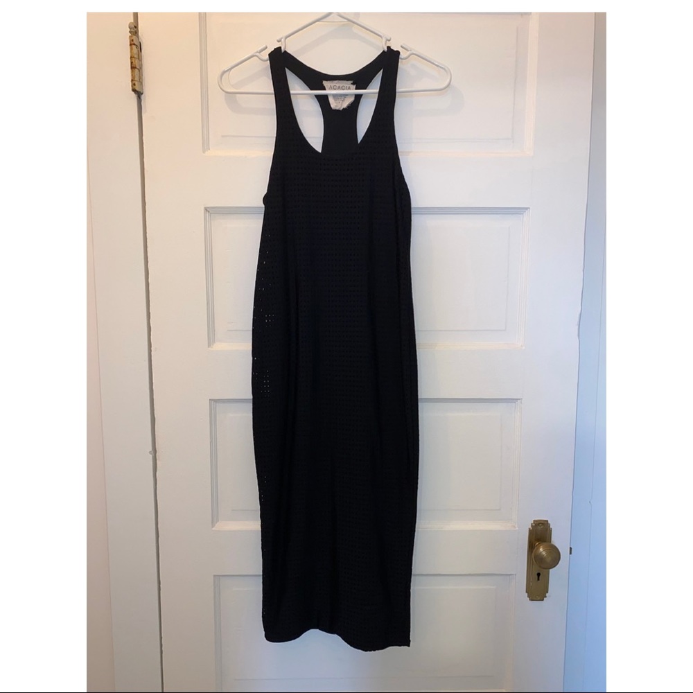 Acacia Black Mesh Dress